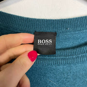 Blue Boss Knit Jumper Sweater XXL Womens