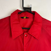 Vintage Red Windbreaker Men's Large