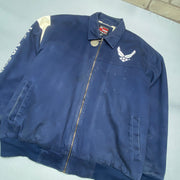 Navy Workwear Harrington Jacket Men's XXL