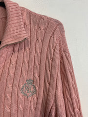 Pink Ralph Lauren Cardigan Women's Large