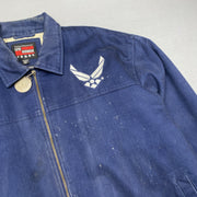 Navy Workwear Harrington Jacket Men's XXL