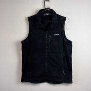 Black Berghaus Fleece Vest Men's XL