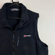 Black Berghaus Fleece Vest Men's XL