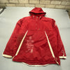 00s Red Umbro Raincoat Men's XL