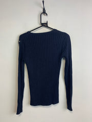 Navy Tommy Hilfiger V-neck Jumper Women's Small