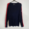 Vintage Navy Polo Jeans Ralph Lauren Knit Sweater Jumper Womens XL