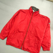 Vintage 90s Red Adidas Jacket Men's Large