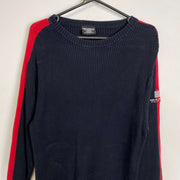 Vintage Navy Polo Jeans Ralph Lauren Knit Sweater Jumper Womens XL