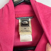 Pink North Face Quarter zip Fleece Women's Small