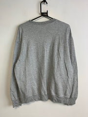 Vintage Grey Embroidery Sweatshirt Women's Large