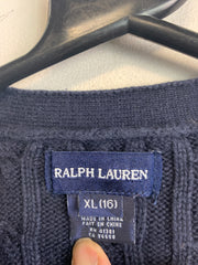 Navy Ralph Lauren Cardigan Women's Small