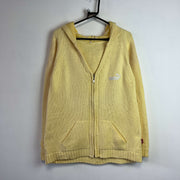 Yellow Puma zip up Knitwear Cardigan Women's XXL