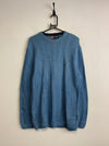 Blue CHAPS Crew-neck Jumper Men's Medium