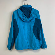 Blue North Face Raincoat Women's Medium