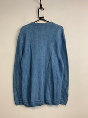 Blue CHAPS Crew-neck Jumper Men's Medium