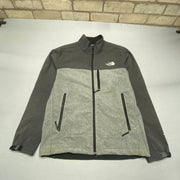 Grey North Face Track Jacket Men's Medium