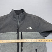 Grey North Face Track Jacket Men's Medium