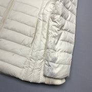 White Tommy Hilfiger Puffer Jacket Women's Medium