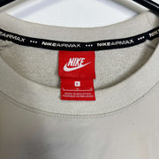 White Nike Air Max Sweatshirt Large y2k