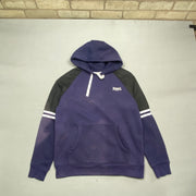 Sunfaded Navy Lonsdale Hoodie Men's Medium