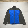 Black and Blue North Face Soft Shell Jacket Men's Small