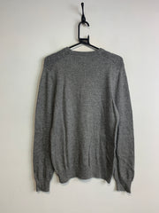 Grey CHAPS Crew-neck Sweater Men's Small