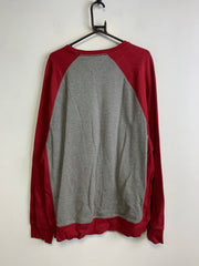 Grey and Red Tommy Hilfiger Jumper Men's XXL