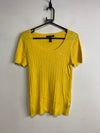 Yellow Ralph Lauren Knitted Short Sleeve Women's Small