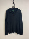 Black Ralph Lauren 1/4 Zip-up Jumper Women's Large