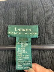 Black Ralph Lauren 1/4 Zip-up Jumper Women's Large