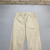 Beige Levi's Jeans W34