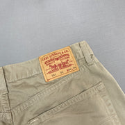 Beige Levi's Jeans W34