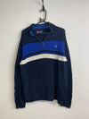 Navy CHAPS 1/4 Zip-up Jumper Men's Large