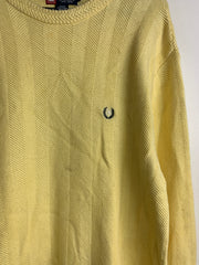 Yellow CHAPS Knitwear Jumper Men's Large