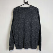 Grey Columbia Knit Jumper Sweater Large