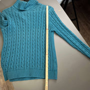 Dark Blue L.L.Bean Cable Knit Sweater Women's Small