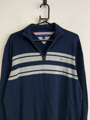 Navy Tommy Hilfiger Sweater Men's Large