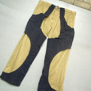 Reworked Beige and Navy Banana Republic Trousers W36