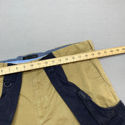 Reworked Beige and Navy Banana Republic Trousers W36