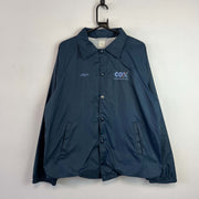 Vintage Dark Blue Windbreaker Men's Medium