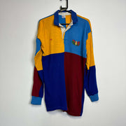 Vintage Colourblock Rugby Shirt Large