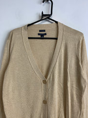 Beige Tommy Hilfiger Cardigan Jumper Women's XL