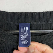 Black GAP Knit Jumper Sweater XL