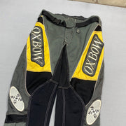 Khaki Black Yellow Oxbow Motorcycle Pants W34