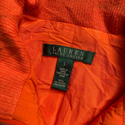 Orange Ralph Lauren Jacket Women's Large