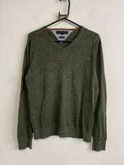 Green Tommy Hilfiger Jumper Men's Small