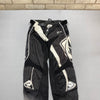 Black and White Kenny Racing Motorcycle Pants W32