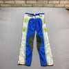 Blue and White Hallman Motorcycle Pants W30