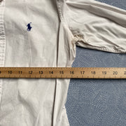 White Polo Ralph Lauren Button up Dress Shirt Women's Small