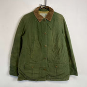 Green L.L Bean Padded Chore Field Jacket Small